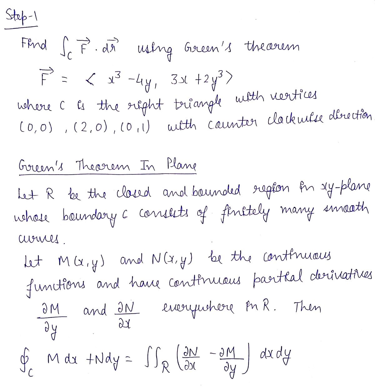 Advanced Math homework question answer, step 1, image 1